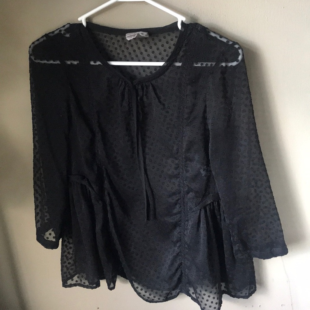Anthropology Blouse 3/4 Sleeve